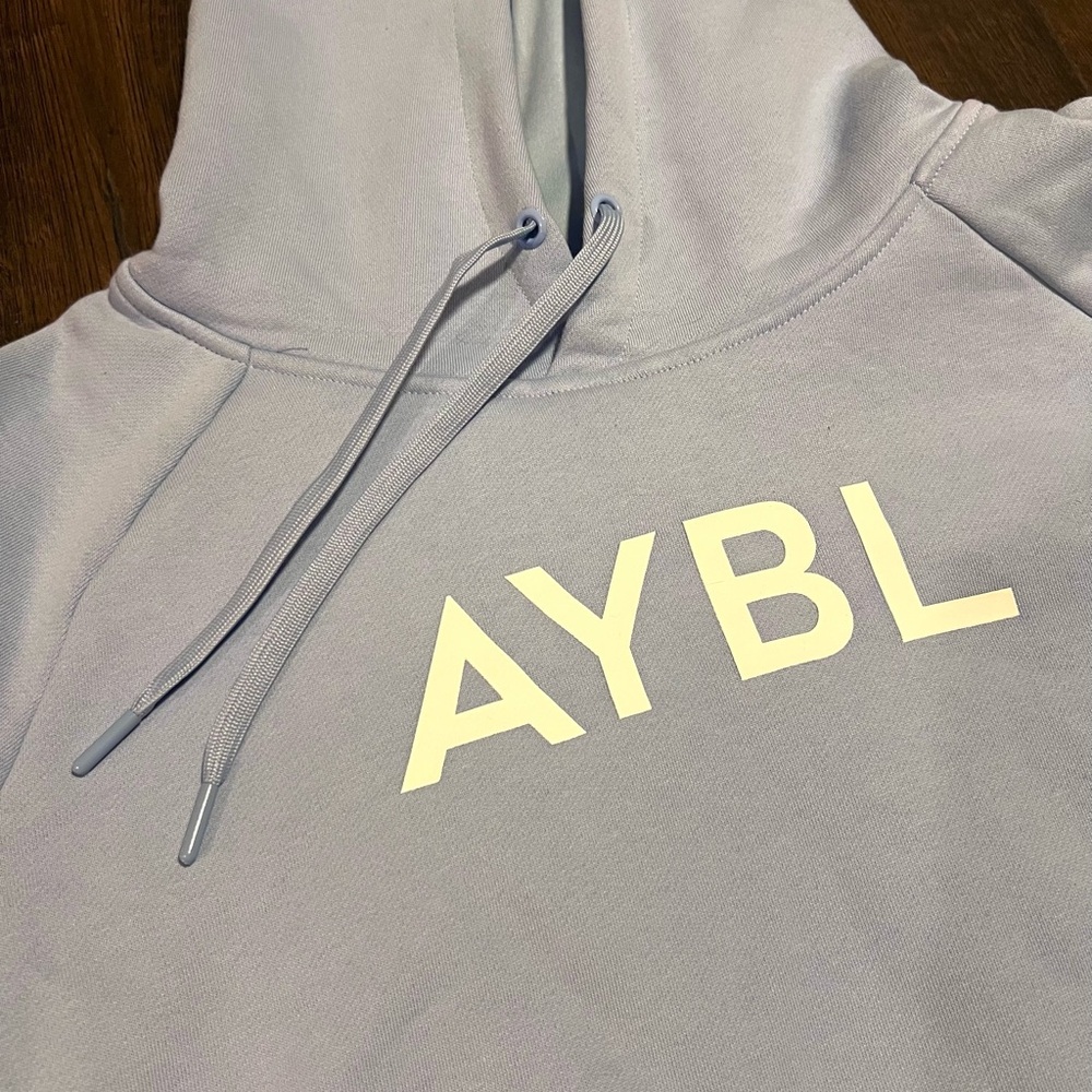 AYBL Baby Blue “Staple” Cropped Hoodie - Picture 3 of 6